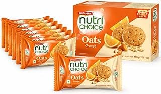 Britannia NutriChoice Oats Orange Biscuits 66.6g