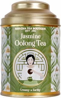 Sancha Jasmine Oolong Tea | Chinese Origin | 50g Loose Leaf | Night-Blooming Jasmine Flower Infusion | Aromatic & Smooth