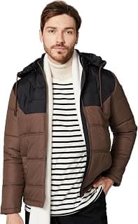 Amazon Brand - Symbol Men's 100% Polyester Regular Quilted Jacket