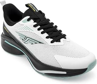 Red Tape Men's Sport Shoes White Mint Green Mesh Round Toe Lace-Up