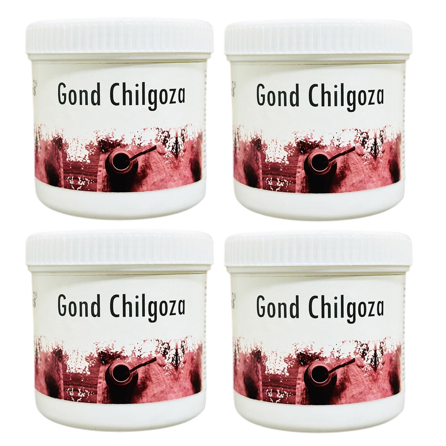 Hakim Suleman's Gond Chilgoza, Rich in Protein & Healthy Fats, Boosts Immunity & Energy, 100% Pure & Natural Dry Fruit - 100gm (Pack of 4)