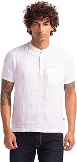 Parx Regular Fit White T-Shirt for Men