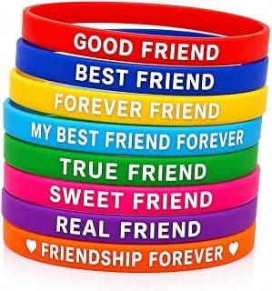 Silicon Friendship Wristbands, Friendship Printed Bands for Girls and Boys.