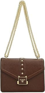 Da Milano Leather Double Chain Bag for Women (Small) (00349A-OL)