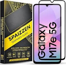 Military-Grade Tempered Glass Screen Protector Compatible for Samsung Galaxy M17e 5G / Samsung Galaxy M17e / M17E 5G with Edge to Edge Coverage and Easy Self Installation kit