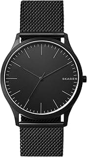 Skagen Stainless Steel Analog Black Dial Men's Watch-Skw6422, Band Color -Black