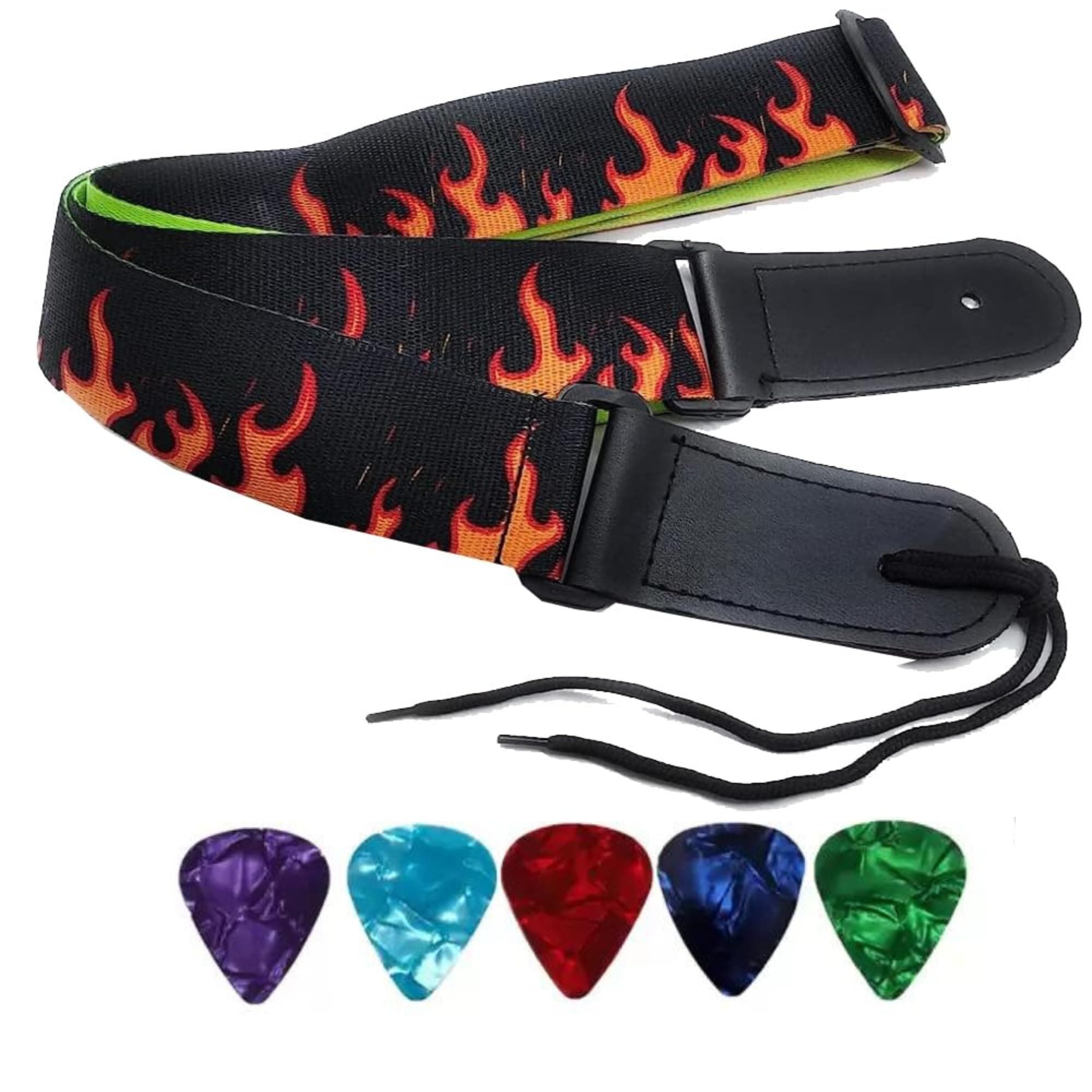 MOCKING BIRD Guitar Strap for Acoustic Adjustable Buckle Electric Guitar Strap Polyester Guitar Belt For Acoustic/Bass/Electric Guitar