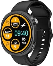 Fastrack Revoltt FR3 Pro Smartwatch with 1.43” AMOLED Display,Dynamic 60Hz Refresh,Nitrofast Charging, HRM, SpO2, Sleep,Multiple Menu Style,Functional Crown,IP68, BT Calling,24/7 Health Suite - Black