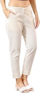 TRASA Ultra Soft Cotton Regular and Plus 8 Colour Cotton Pants for Womens and Girls - Available Sizes : M,L,XL,2XL,3XL,4XL,5XL