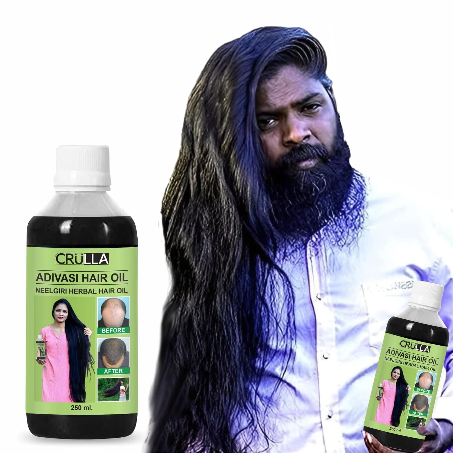 Original Aadivashi Hair Growth Oil 250 ML Ayurvedic Adiwasi Herbal Kesh tel with Natural Rosemary essential & Biotin for Control Hairfall anti-dandruff Adiwasi Hair Oil Original Pack of 1