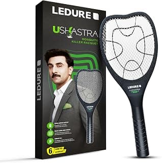 Ledure U Mosquito Racket|Rechargeable Mosquito Bat|6 Months Warranty|Pack-1