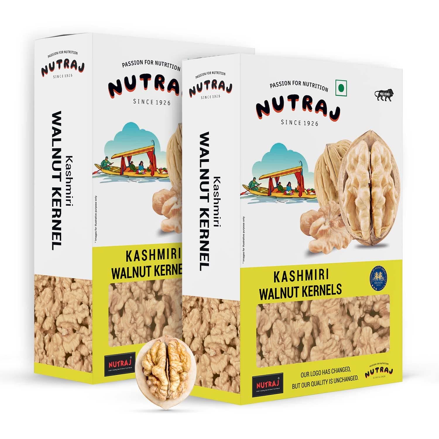 Nutraj Kashmiri Walnut Kernels 500g (250g x 2) Without Shell | Akhrot Giri | Dry Fruits | Nuts