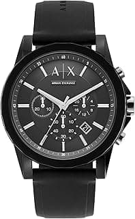 Armani Exchange Armani Exchange Mens Chronograph Watch - AX1326I (Black_Free Size)