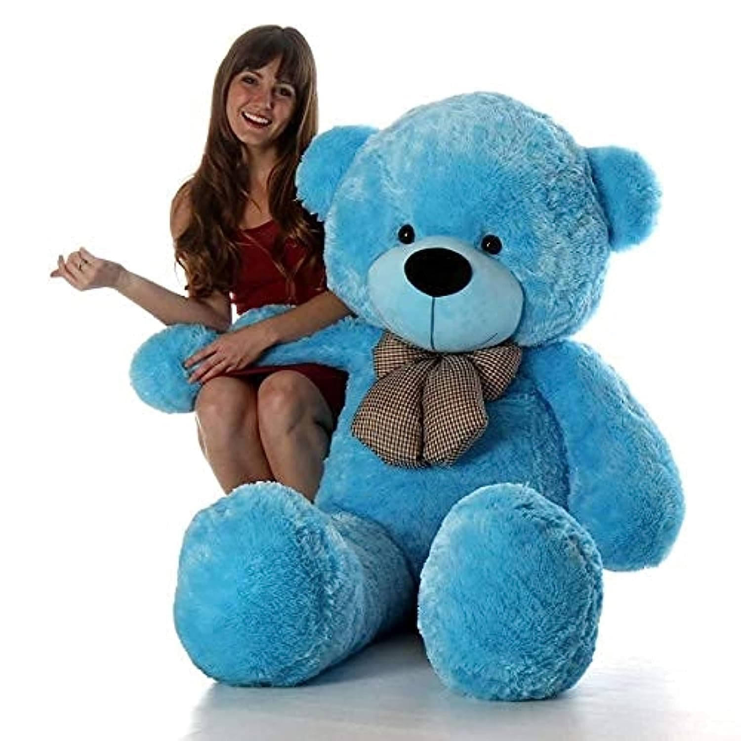 Niku 3 feet Teddy Bear Blue Colour Soft Toy for Girls Kids Baby | Best Gift for Valentines, Birthday, Anniversary