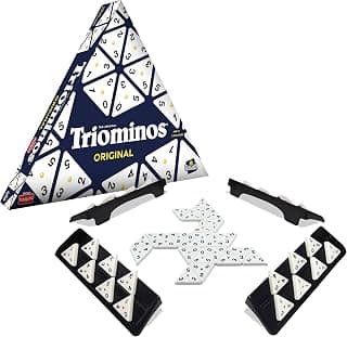 Funskool Original Triominos, Strategy Board Game, Score Points for Every Correct Match, Game Nights & Family Games, Screen-Free Multiplayer Board Game, Gift for Kids Ages 6,7,8,9,10+, 2-4 Players