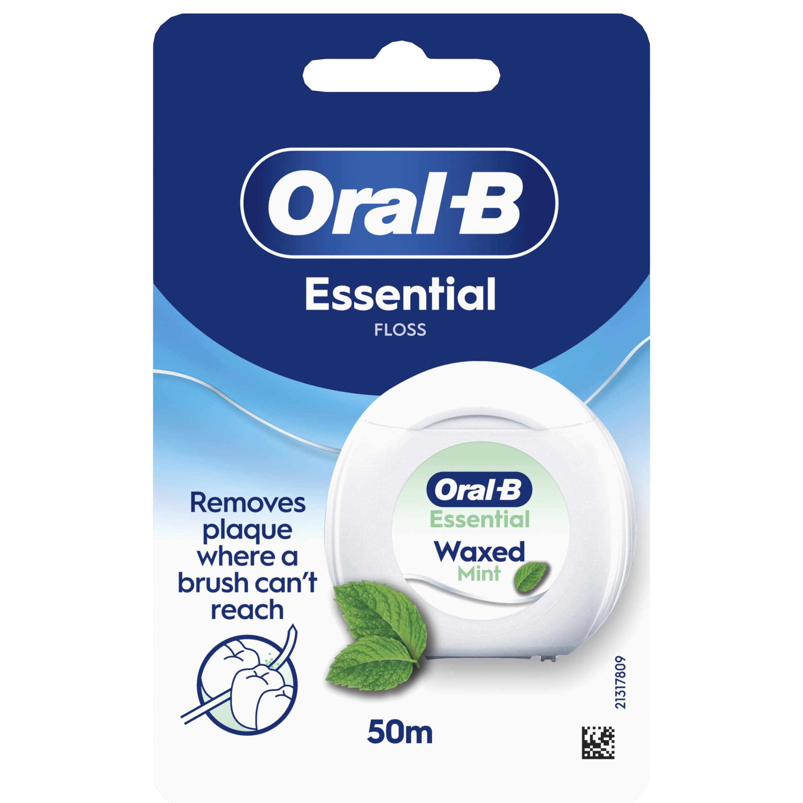 Oral B Essential Floss - Mint - 50 m - 2 pk