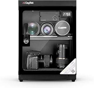 Digitek AB 35C 35 Liters Capacity Digital Display Dry Cabinet with Humidity Controller (Black)