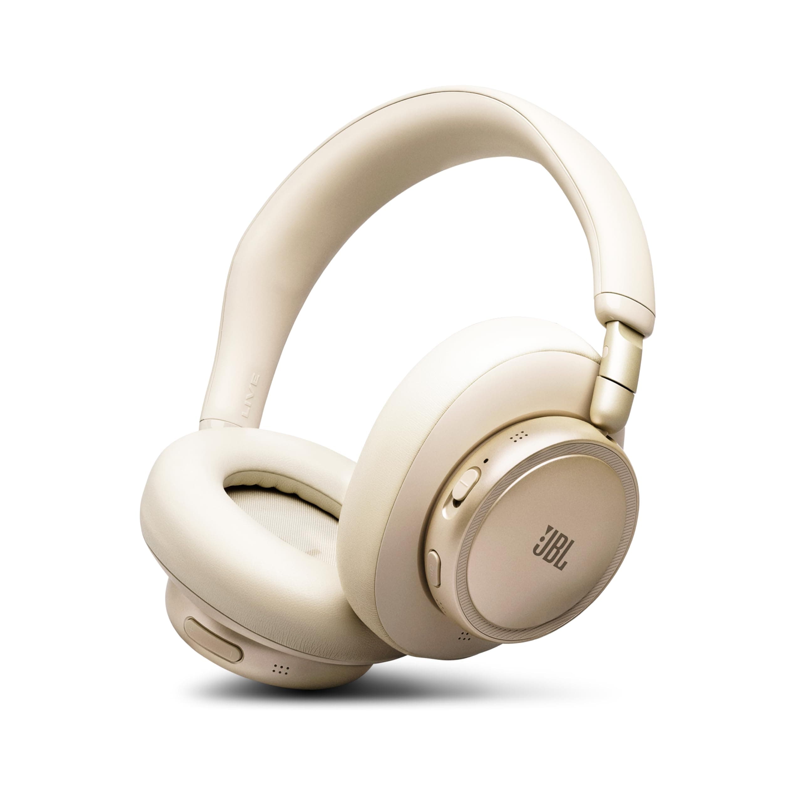 JBL New Live 780NC, Advanced Noise Cancellation 2.0 Wireless Headphones, Latest Technology (BT 6.0, Auracast, Hi-Res, LDAC, Spatial Sound, 6-mic, AI-Trained Algo) 80H Battery,2Yrs* Warranty,Champagne | Bluetooth 6.0, Multipoint Connection, Up to 80 Hours Playtime, Customisable with the JBL Headphones App, Spatial Sound