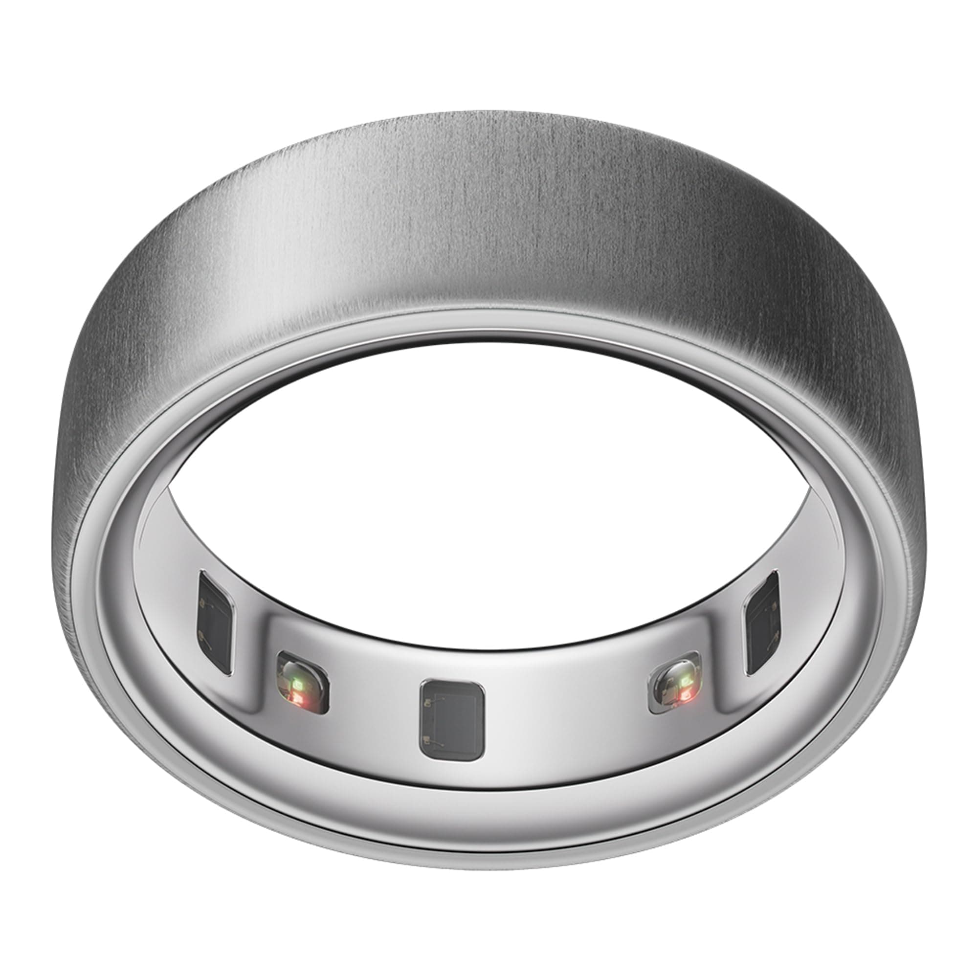OURA Ring 4 - Brushed Silver - Size 12 - Smart Ring | Size First Ring 4 Sizing Kit | Sleep Tracking Wearable - Heart Rate - Fitness Tracker - Up to 8 Days Battery Life