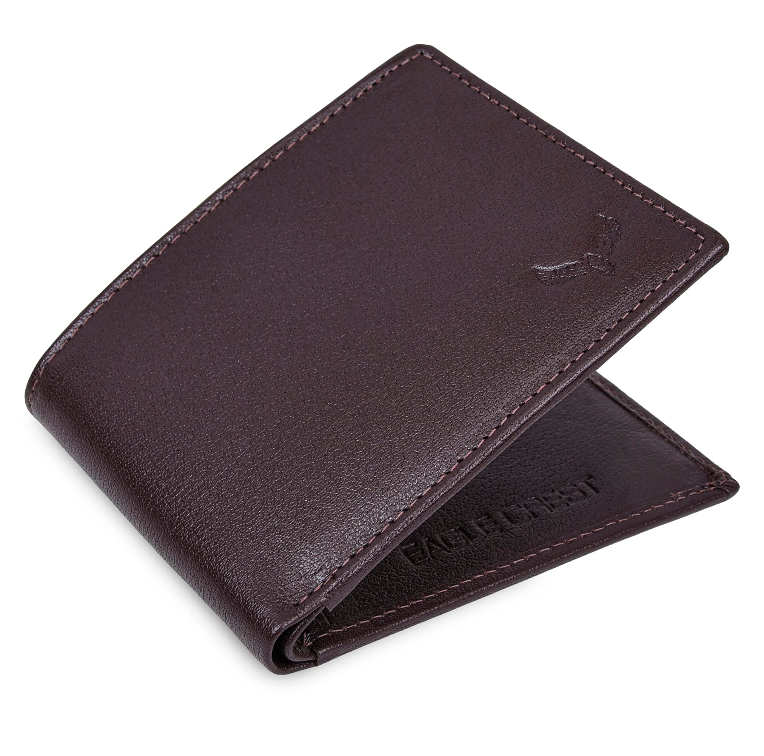 EAGLE CREST Clark Brown Leather Wallet for Men