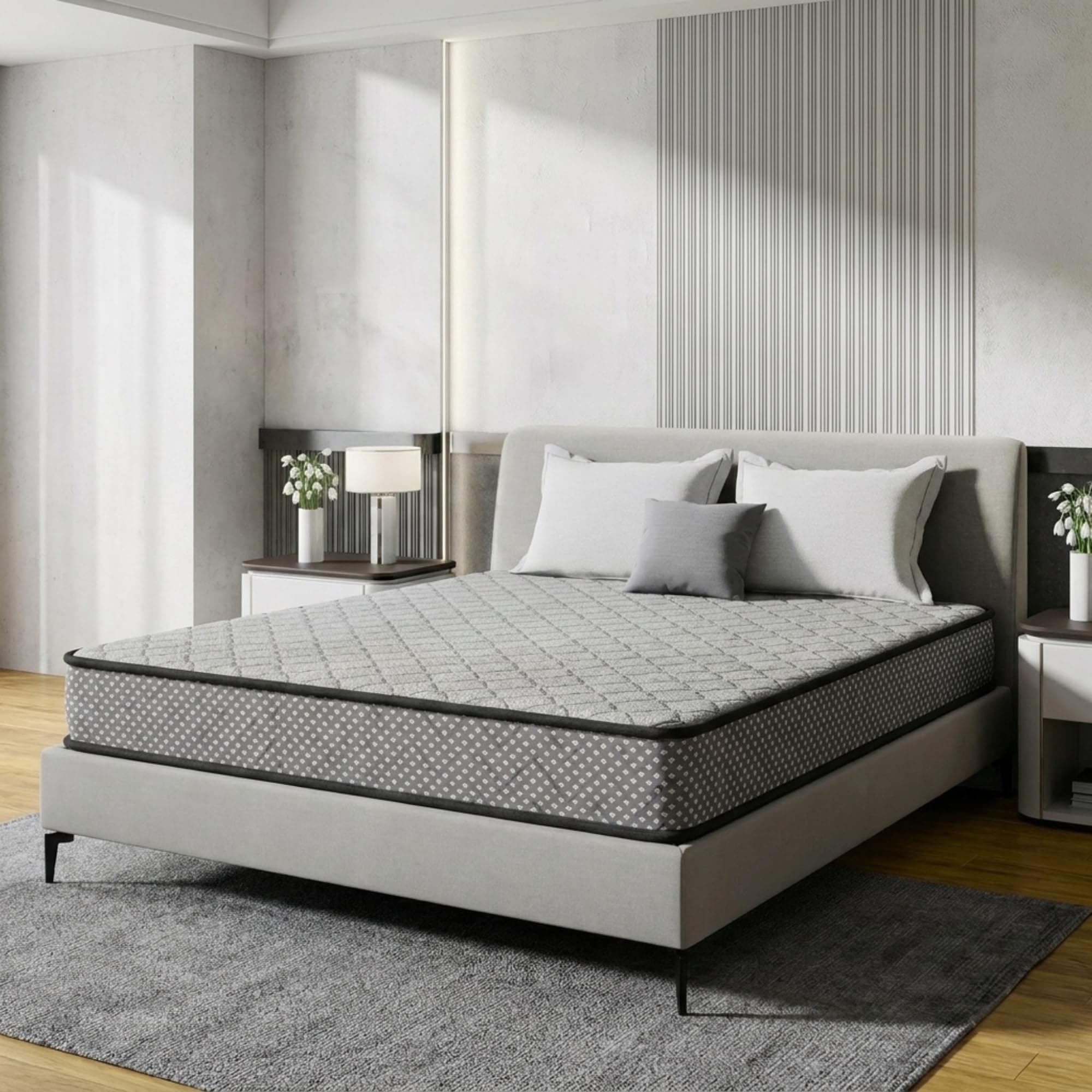 Interio by Godrej Restomagic Memory Mattress | 5-Years Warranty | King Bed, 8-Inch Mattress (75 x 72 x 8 Inches, Memory Foam)
