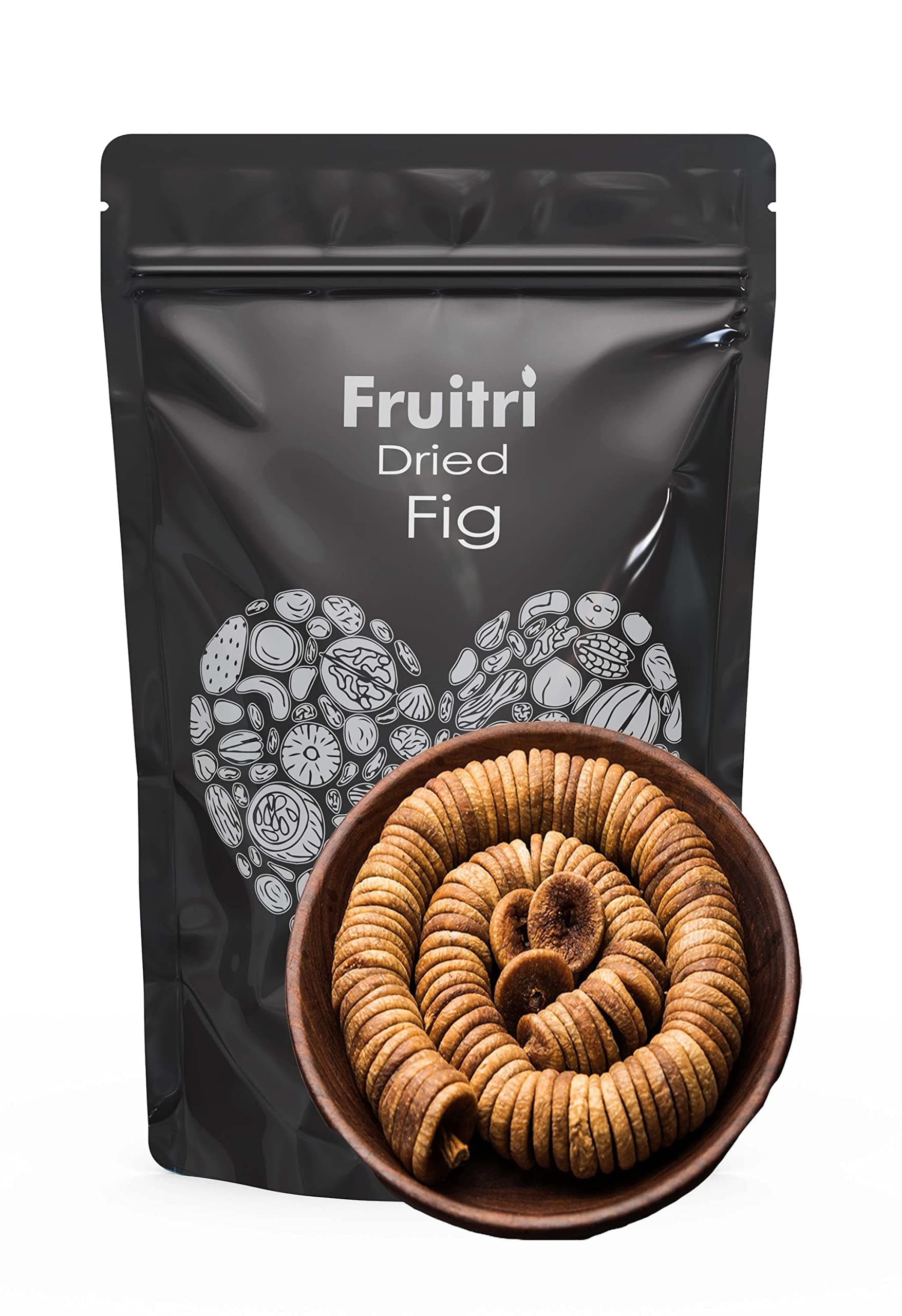 Fruitri Dry Fig, Anjeer ( 900 Grams) (Pack of 1), Fresh