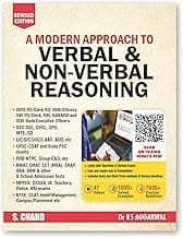 A Modern Approach to Verbal & Non Verbal Reasoning Book (New Edition 2026-2027) Practice Questions + PYQ | Best for SSC CGL/CHSL/MTS/GD, IBPS/SBI Bank PO/Clerk/CLAT/Railway/CAT/MAT/Police/UPSC Exams