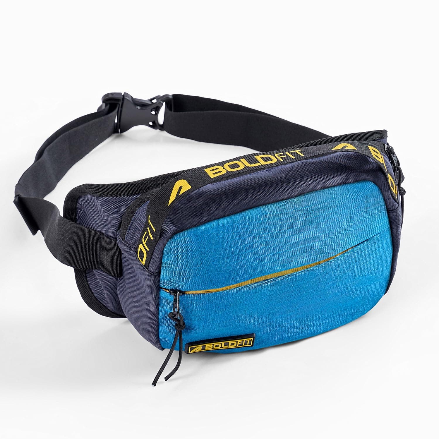 Boldfit Waist Bag for Men & Women-Water-Resistant, Lightweight Fanny Pack with Adjustable Strap, Multiple Compartments & Buckle Closure-Ideal Chest Sling Bag for Travel, Running, Hiking & Daily Use