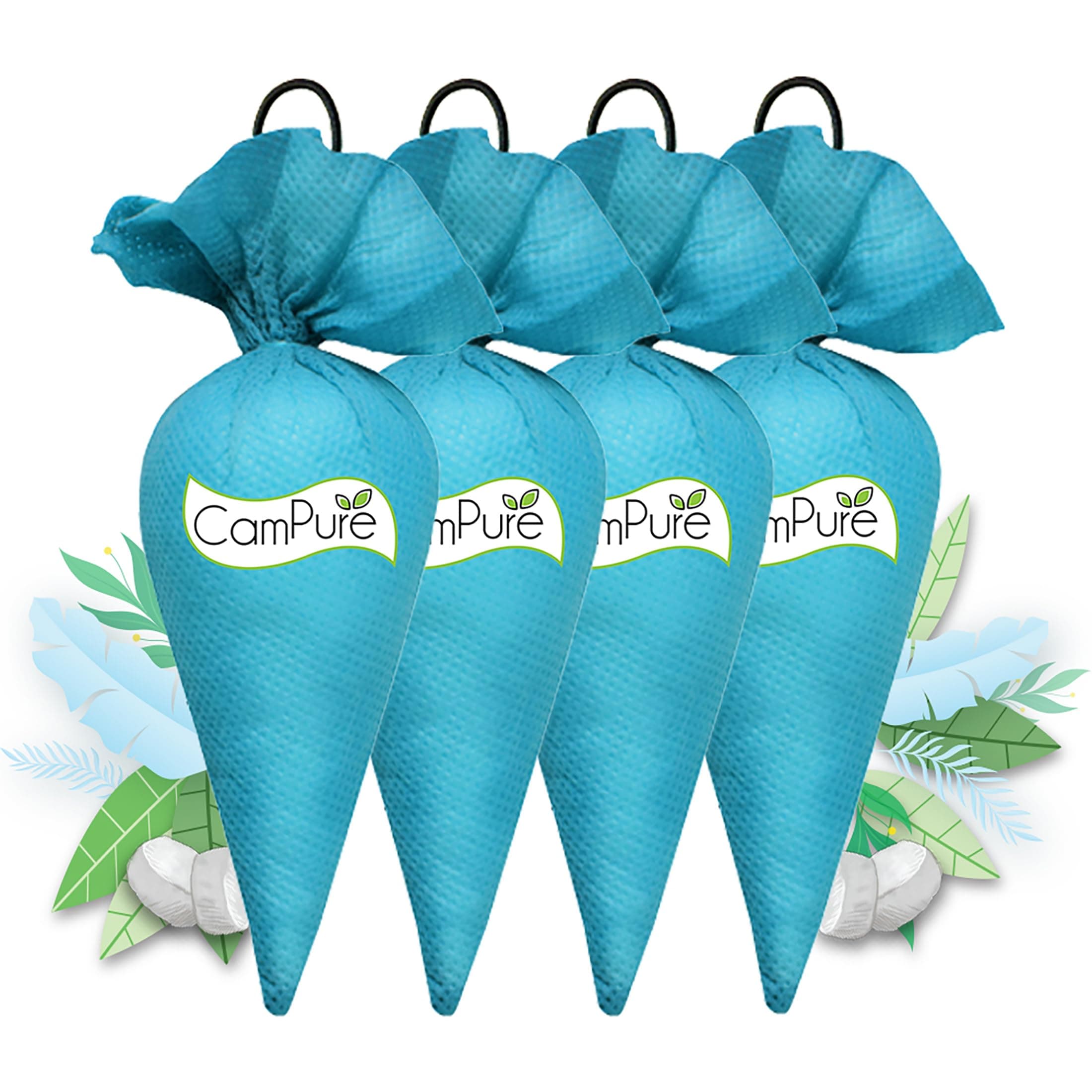 CamPure Camphor Cone Pack Of 4-100% Organic | Air Freshener For Car, Wardrobe, Office Cabin's, Drawers, Travel Bag & Bathroom
