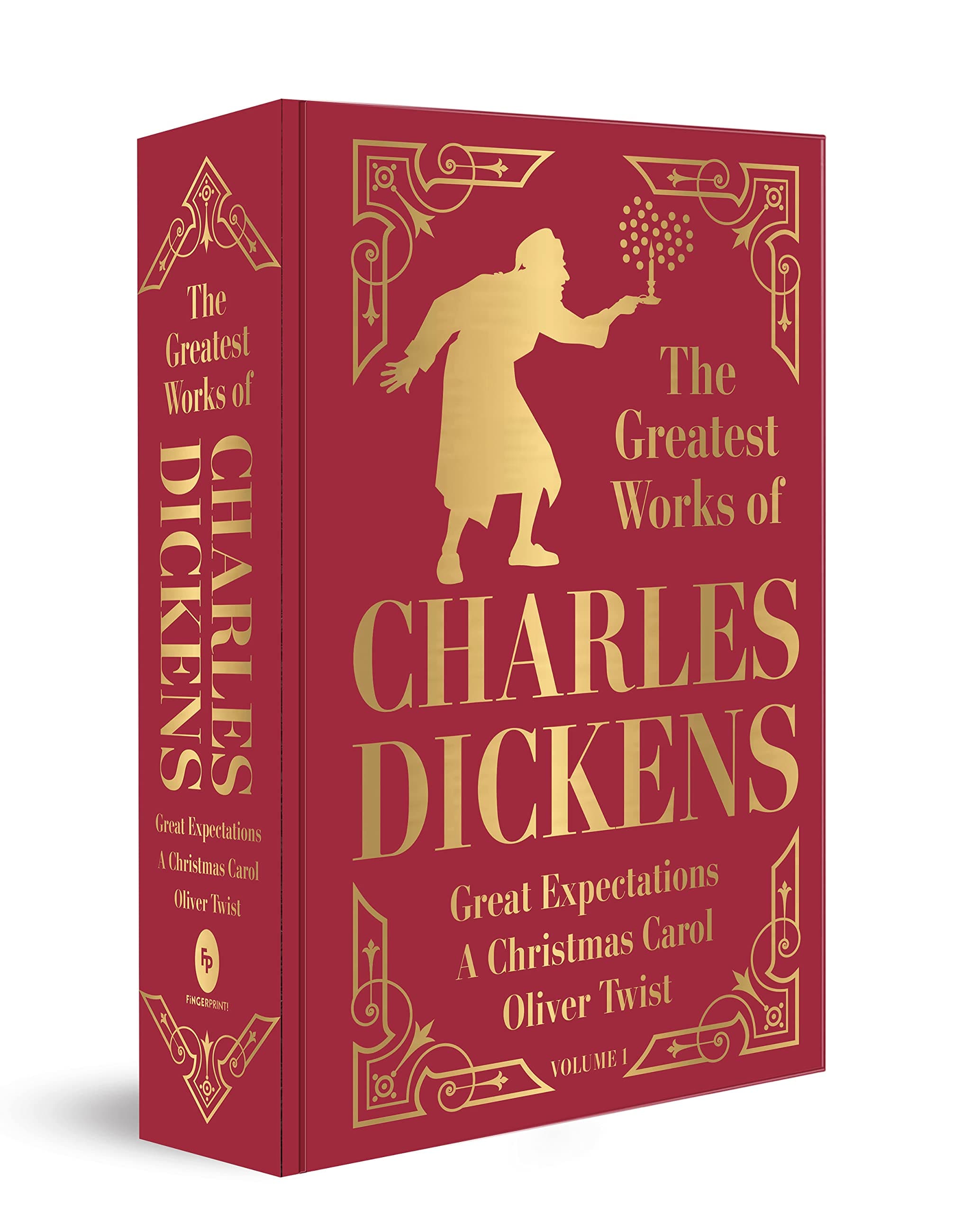 Greatest Works of Charles Dickens Vol 1 Great Expectations A Christmas Carol Oliver Twist (Deluxe Hardbound Edition)