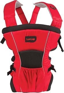 LuvLap Baby Carrier Blossom Red - 18175