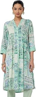 BIBA Women Viscose Straight Fit Kurti