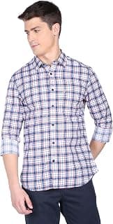 U.S. POLO ASSN. Men's Cotton Regular Fit Shirt (USSHT-G93_White, Large