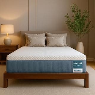 UrbanBed Core Support Orthopedic Latex Mattress King Size 78x72 | 6 Inch Bed Mattress for Back Support | Firm & Medium Soft | UltraFresh Treated Top & Antiskid Bottom Cover | 15 Years Warranty