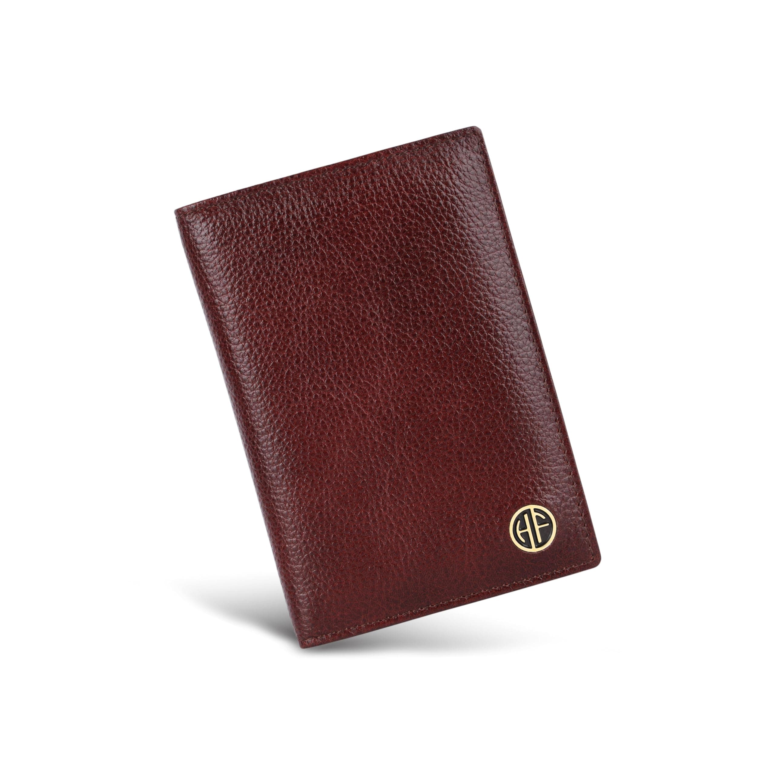 HAMMONDS FLYCATCHER Genuine Leather Passport Cover for Men, Passport Cover for Women, RFID Passport Holder for Men Travel Accessories for Men, Passport Bag for Men, 3 ATM Card Slots - Brown