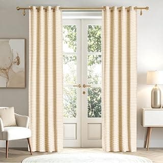 Home Centre Ashley Set of 2 Woven Light-Filtering Door Curtains