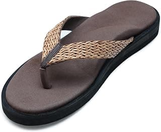 DIA ONE Orthopedic Sandal RUBBER Sole MCP Insole Pain Relief Diabetic Footwear Ladies Chappal for Women (Dia_96_P)
