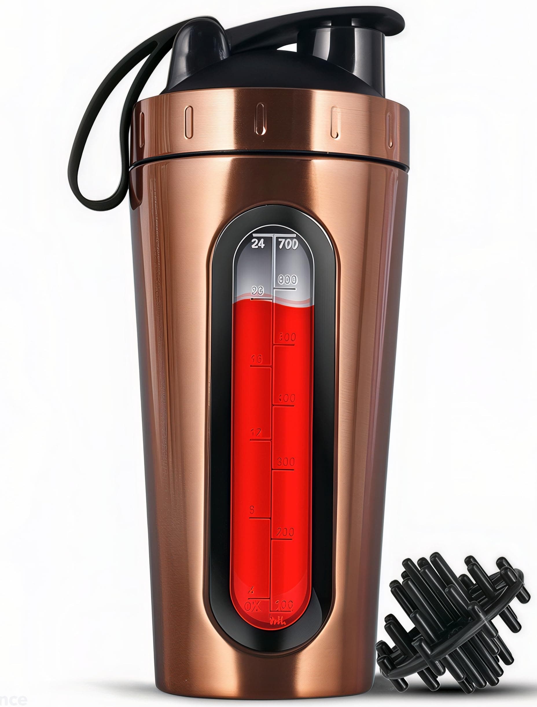 BURRDOFF Steel Shaker Bottles for Protein Shake, Gym Bottles for Men Protein Shaker Bottle for Gym Shaker Bottles for Gym Bottle Gym Water Bottle for Men Shaker Steel Shaker Bottle…