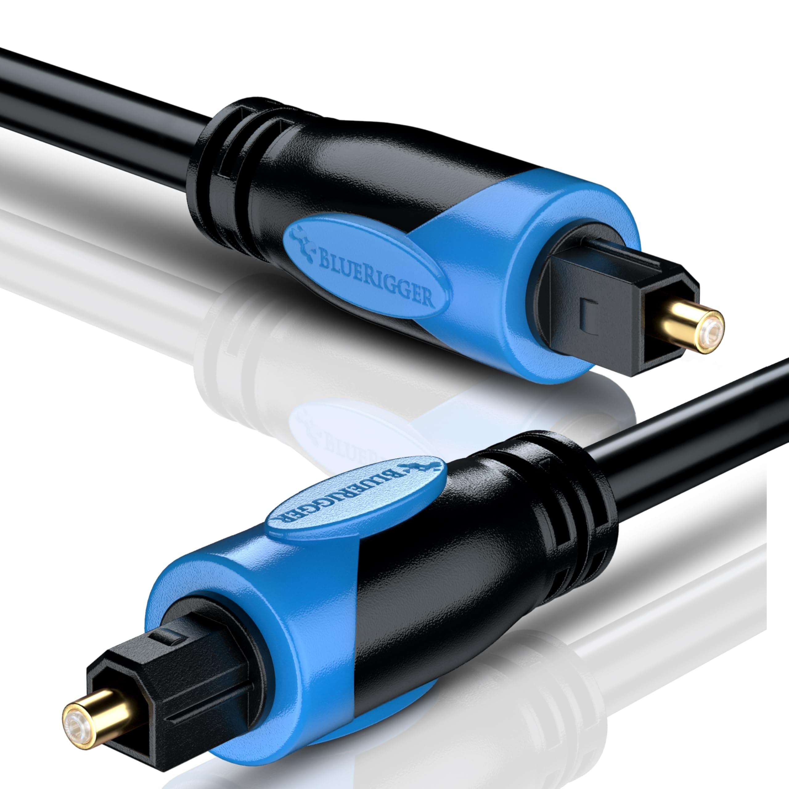 BlueRigger Digital Optical Audio Toslink Cable (3.3 Feet / 1 Meter) With 8 Channel (7.1) Audio Support (for Home Theatre, Xbox, Playstation etc.)