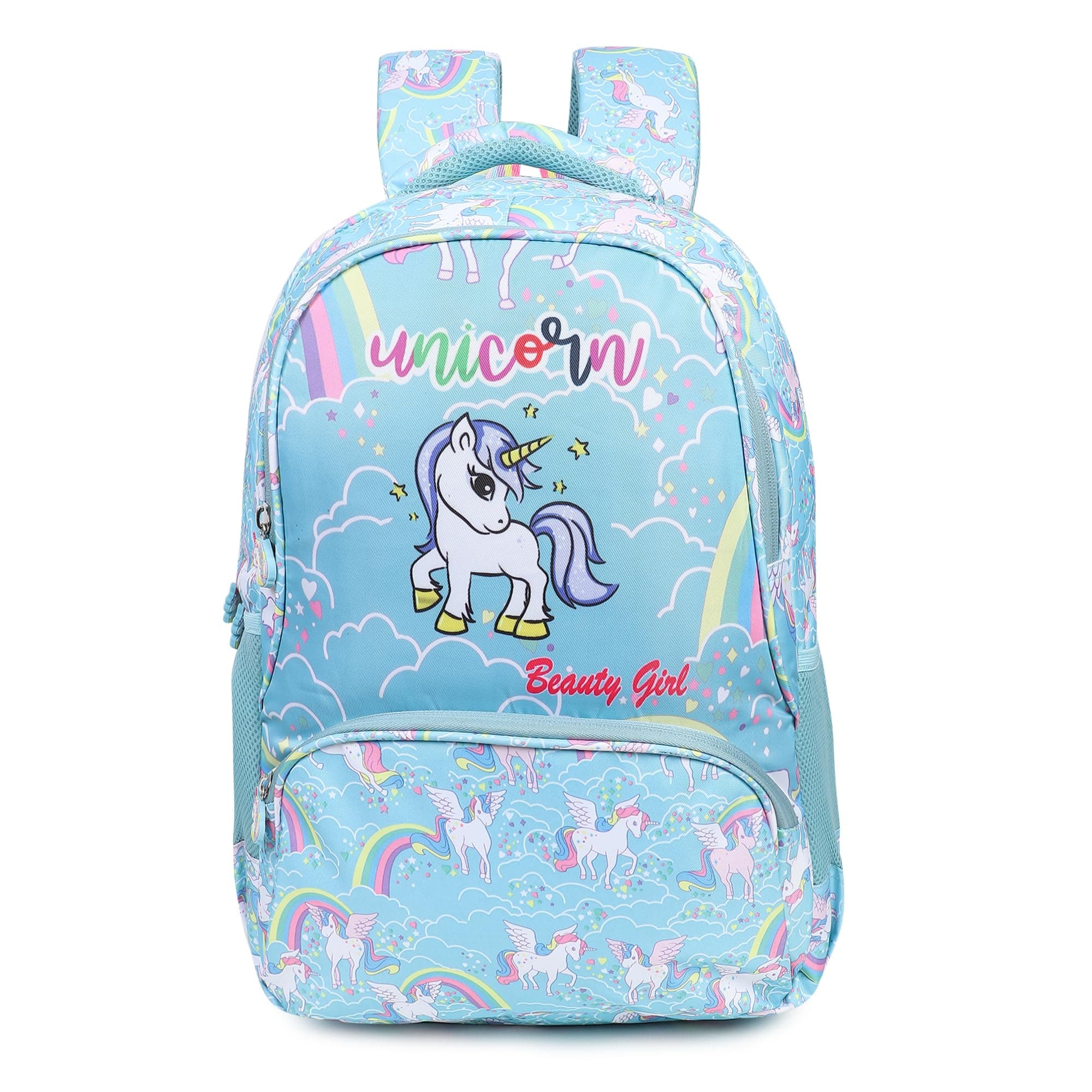 BEAUTY GIRLS BY HOTSHOT 1569|School Bag|Tuition Bag|Unicorn Bag|College Backpack|ForGirls&Women|18Inch|32 L School Bag