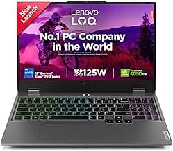 Lenovo LOQ Intel Core i7-13645HX | NVIDIA RTX 4050 6GB (16GB RAM/512GB SSD/144Hz Refresh Rate/15.6" (39.6cm)/Windows 11/Office Home 2024/3 Mon. Game Pass/Grey/1.8Kg), 83DV01FYIN Gaming Laptop