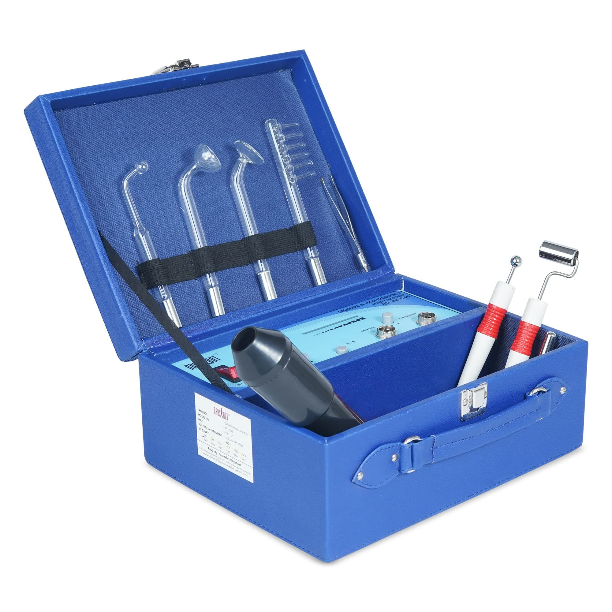 Crescent 2_IN_1 High Frequency and Galvanic Ozone Treatment Machine