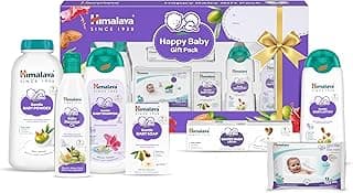 Himalaya Happy Baby Gift Pack 7s with Newborn Baby Essentials | No.1 Doctor Recommended Brand | Complete Baby Care Kit | Safe for Newborns | Perfect for Every Baby Celebration
