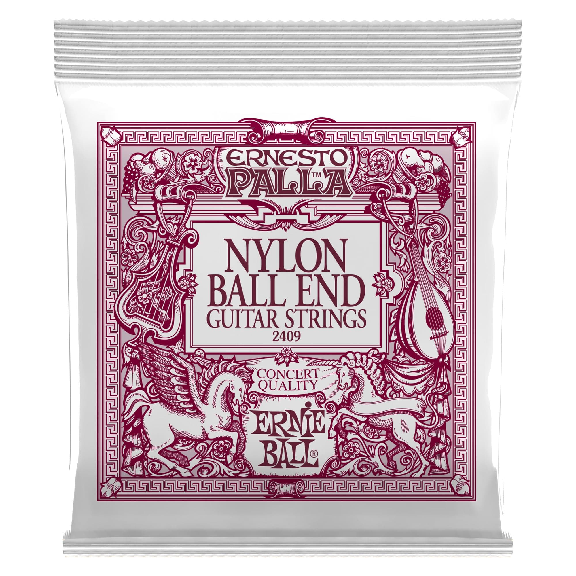 Ernie Ball Ernesto Palla Black & Gold Ball-End Nylon Classical Guitar Strings