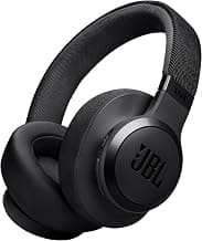 JBL Live 770NC Wireless Over Ear Headphones with True Adaptive Noise Cancelling, Smart Ambient, Spatial Sound, Multipoint Connect, PersoniFi 2.0, Customized EQ, Google Fast Pair, BT 5.3 Black