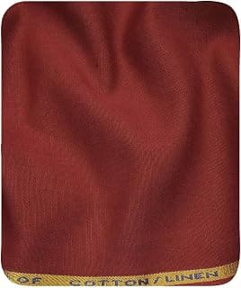 Arvind Men's 50% Cotton 50% Linen Self Design Shirting Fabric