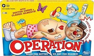 Hasbro Gaming Operation Game|for Kids Multicolor|Pack of 1