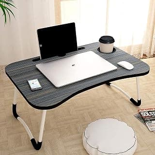 TER Office Table for Home/Writing Desk for Office/Folding Table for School/Folding Study Table/Work from Home Multipurpose Table (Black)