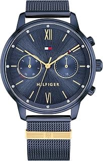 Tommy Hilfiger Blue Dial Round Shaped Casual Women Analog Watch_TH1782305W