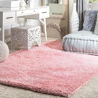 Area Rug (Pink, Polyester, 4 x 6 Feet)